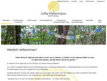 Tablet Screenshot of juttahaltermann.de